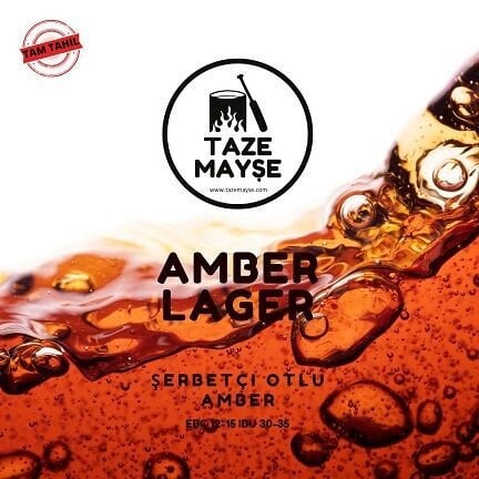 Amber Lager Tazemayşe Bira kiti