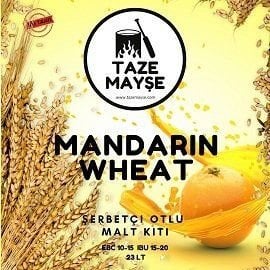 Mandarin Wheat Buğday Tazemayşe Bira kiti