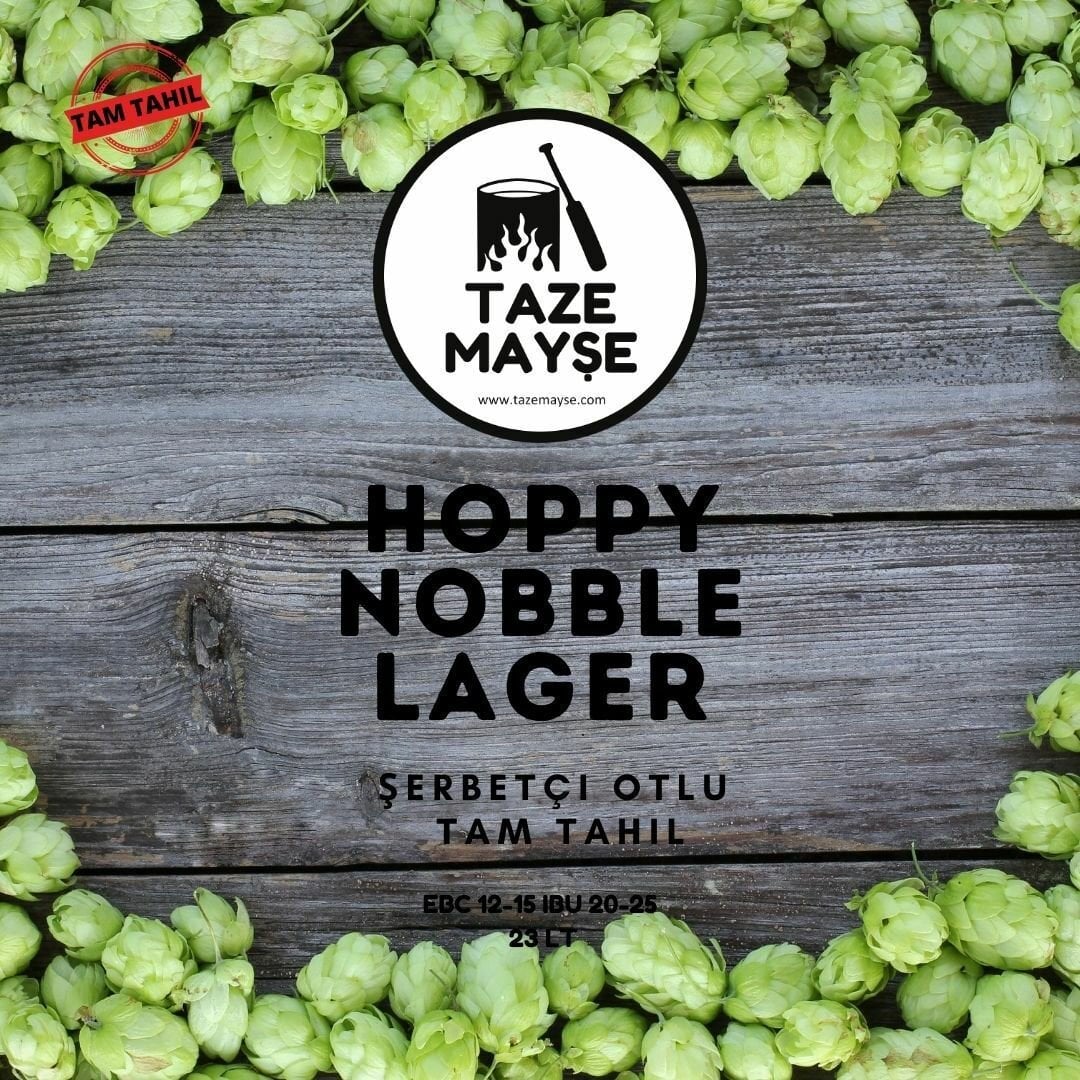 Hoppy Nobble Lager Tazemayşe bira kiti