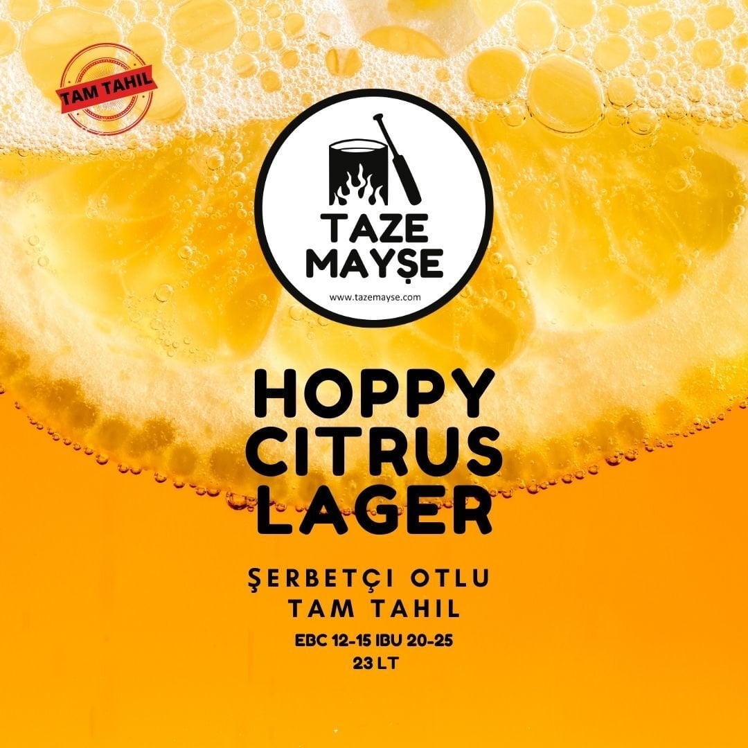 Hoppy Citrus Tazemayşe bira kiti